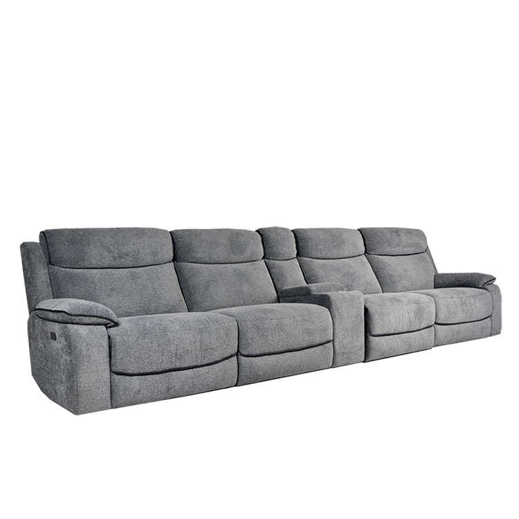 4 Seater Electric Recliner Sofa With