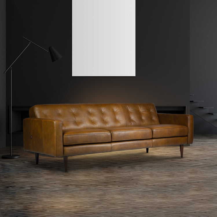 3 Seater Sofa in Leather | Evana