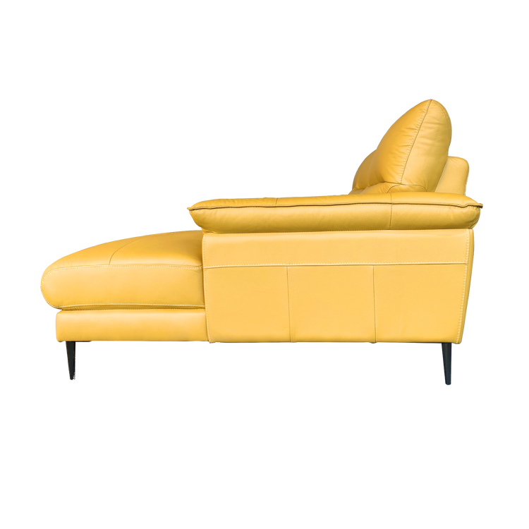 L-Shaped Sofa in Full Leather | Lucia