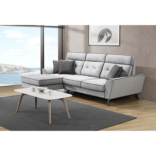 L-Shaped Functional Sofa in Fabric | Pasco Deluxe