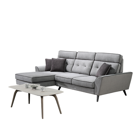 L-Shaped Functional Sofa in Fabric | Pasco Deluxe