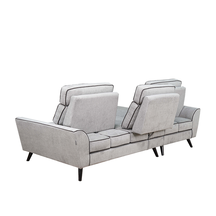 L-Shaped Sofa in Fabric | Pasco Functional