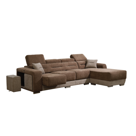 L-shaped Sofa in Fabric | Rossi