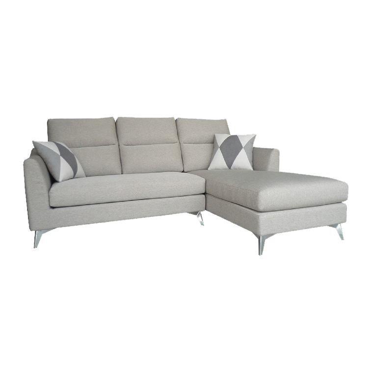 L-Shaped Sofa in Fabric | Tina
