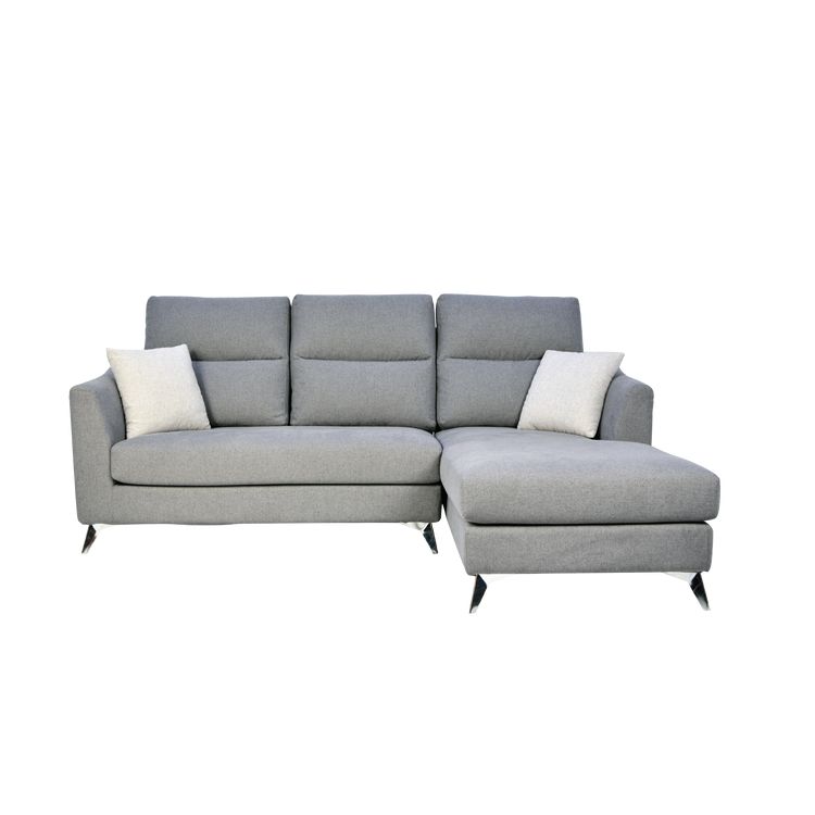 L-Shaped Sofa in Fabric | Tina
