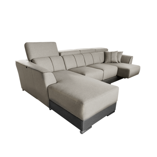 L-Shaped Sofa in Fabric | Tommaso