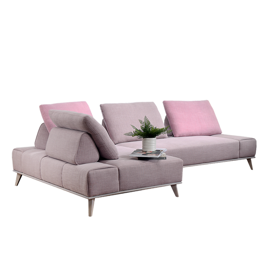 L-Shaped Sofa in Fabric | Beyonce
